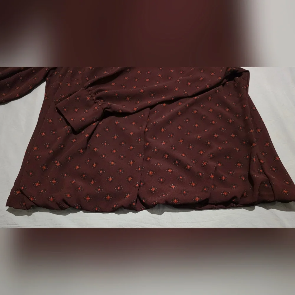NWOT Dressbarn Size 2X Long Sleeve Blouse - Picture 5 of 12